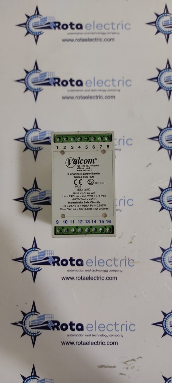 VALCOM TSU-400. SAFETY BARRİER